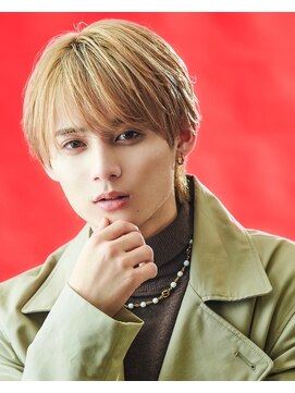 オーシャントーキョーオーバー 渋谷(OCEAN TOKYO OVER) 韓国ヘアカルマパーマカルマバングセンターパート黒髪ウルフ