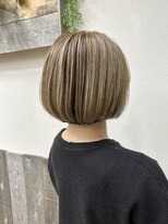 ケープラス(K+plus)&nbsp;ミニボブ×ブルーインナーカラー