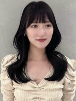 ノイ(noi)&nbsp;レイヤーカット/くびれヘア/ラベンダーグレージュ/暗髪/前髪