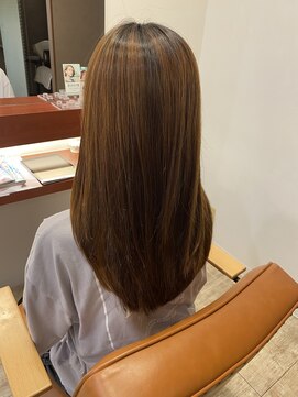 マーリャヘアー(mallia hair) レイヤースタイルレイヤーカットロングレイヤー小顔スタイル