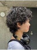 ウルフパーマ/マッシュウルフ/ショートウルフ/ハードパーマ