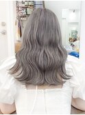 イメチェンブリーチダブルカラー/ハイトーンこなれミディ/新宿