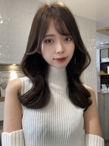 エヌアイ オモテサンドウ(ni omotesando)&nbsp;憧れ韓国くびれヘア/顔まわりカットレイヤーカット艶髪黒髪