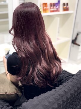 スウィープ(sweep) ワインレッド/ブリーチカラー/深い赤