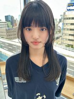 ビューナゴヤ 名駅(VIEW NAGOYA)&nbsp;黒髪/ボブルフ/小顔/姫カット/前髪カット/重めバング