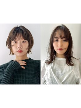 第一印象を左右する前髪や顔周りのカットも丁寧なカウンセリングであなたの“なりたい”を実現。