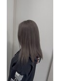 1回ブリーチで作るグレーカラー！