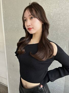 レーヴバイロンド 仙台(Reve by Lond) 仙台レイヤーカット髪質改善前髪縮毛矯正フェミニンロング着物