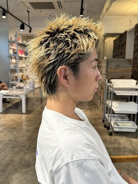ニュート(Neut ) メンズカットスパイキーショートブロンドケアブリーチ