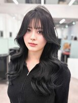 ニトバイアンキシム(nit by ahnkism)&nbsp;韓国風レイヤーカット顔まわりくびれオルチャン堀江