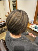 全頭ブリーチカラーからのグレージュカラー♪