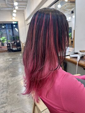 ファルベ(Farbe) 攻めカラー◎チェリーブラウンアンブレラカラー