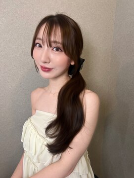 ボタン ハカタ(VOTAN hakata) 【ろみおStyle】ダブルカラー/レイヤーカット/チョコレート