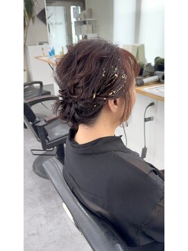 【ボブ、ショートさん○】大人なシニヨン☆