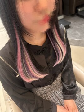 キャパ(CAPA) インナーカラー風シールエクステ