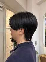 アミュレ ヘア サロン(Amule hair salon)&nbsp;刈り上げないセンターパートメンズスタイル梅ヶ丘