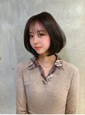 韓国ボブレイヤーボブ渋谷タッセルボブお洒落なレイヤーカット