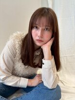 ユーフォリア 青山(Euphoria)&nbsp;大人可愛い シアー ブラウン 透明感カラー