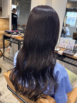 ラボヌールヘアーパルフェ 大宮西口店(La Bonheur hair parfait) ダークラベンダー/艶カラー/レイヤーカット