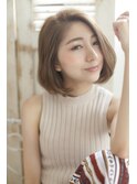 【Zina】前髪/イメチェン/オリーブグレージュ/20代30代40代