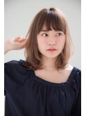 joemi3Dカラージグザグバングミニマムボブノットヘアー　花野