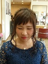 ヘアーメイク コラソン(hair make corazon)&nbsp;似合わせカットメルティカラー着物フェミニンロング