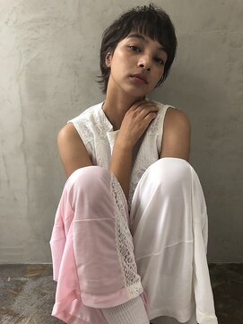 アスター(astar) 【Astar】立体感ハイライト ウルフショート