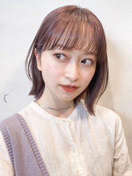 ガーデントウキョウ(GARDEN Tokyo) 【GARDEN荒井夏海】大人可愛いくびれボブ×ピンクベージュ