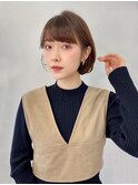 ひし形ボブ/ふわふわボブ/ワンレンボブ/耳掛けボブ