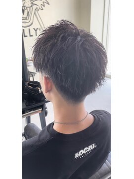 シリー(SILLY) パープルブラックアップバング