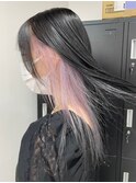 2238外国人風カラーフリンジバングルーズヘアバニラベージュ