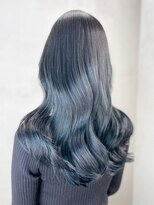 アルバム 渋谷パルコ(ALBUM)&nbsp;ブルーブラック_グレージュカラーボブウルフ_ba381132