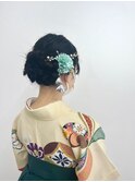 【BelleCoupes】卒業式 袴着付けヘアセット 大阪 天王寺