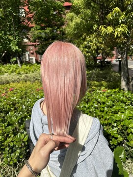 インク 渋谷(INK.) ペールピンク/暖色/ハイトーン/エフェクトブリーチ/