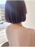 【 ピンクラベンダー × ミニボブ 】