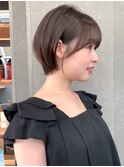 ◇美人丸みショート エヌドットカラー 顔周りカット 表参道