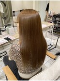 【橋本姫奈】髪質改善×赤みなし明るめベージュ