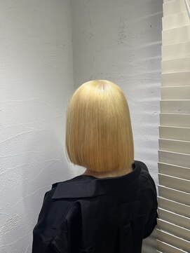 アジールヘア 池袋東口店(agir hair) 20代30代大人可愛いダブルカラー抜きっぱなしブリーチ池袋