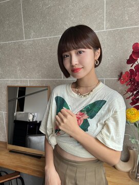 サンド 鹿児島中央(sand) 黒髪/グレーベージュ/レイヤーロング/前髪パーマ[鹿児島中央駅]