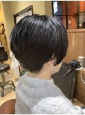 かきあげハンサムショート
