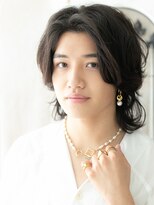 理容ハンサム 戸田公園店&nbsp;かき上げバングレイヤー&パーマで脱力ウルフB戸田公園