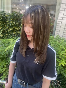 バイブアンドアネックス(VIBE & ANNEX) 《momoka》韓国風レイヤーカット顔まわりカット石川町横浜