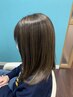 白髪ぼかしハイライト＋内部補修カラー＋カット＋トリートメント　￥22000　
