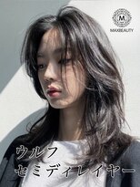 マックスビューティーギンザ(MAXBEAUTY GINZA)　&nbsp;ソフトウルフセミディレイヤー【銀座/銀座駅】