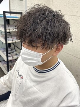 スターズ 柏(STARS) ツイストスパイラルパーマ　ハイライト　刈り上げ　ツーブロック