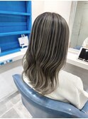 バレイヤージュ☆シルバーベージュ