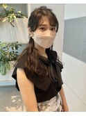 （mutsumi.ハーフアップ*ヘアセット*ロング）