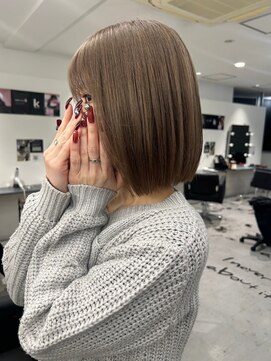 キング 枚方店(K!ng) 縮毛矯正髪質改善ハイライトレイヤーカット枚方美容室エクステ