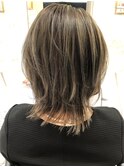 白髪ぼかしハイライト