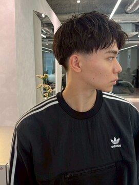 ベイルーム(BAYROOM by HONEY omotesando) 韓国マッシュスパイキーショートブルーブラックツーブロック3